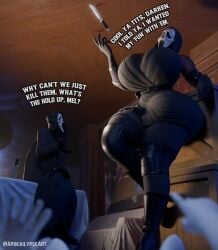 ghostface from epic games by apokailypseart