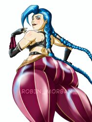 jinx_(league_of_legends) jinx_(arcane) big_ass ass