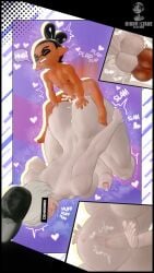 1boy 1futa 3d 3d_(artwork) anal anal_sex ass balls balls_slapping_balls balls_touching belly belly_expansion belly_inflation blush breasts commission cum cum_in_ass cum_inside cumflated_belly cumflation doggy_style expansion eyes_hidden flaccid flaccid_penis futanari highv0ltage hung_bottom hyper hyper_balls hyper_breasts hyper_penis inflation intersex male male_on_futa mounted_for_sex mounting nier nier:_automata oc penis sfm source_filmmaker splatoon splatoon_oc steam wavv_(solgain) yorha_2b