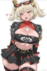 burnice white from zenless zone zero by radblackai