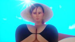 1futa 1futa1boy 1male 3d animated beach beach_towel big_ass big_breasts bikini cum_in_mouth forced futanari lition3d red_hair sand small_balls sound_effects sucking sucking_penis tagme
