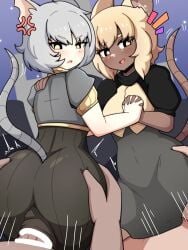 /// 2boys 2boys1girl 2d 2girls ambiguous_penetration anal anal_penetration anal_sex angry angry_sex big_ass blonde_female blonde_hair blush censored clothed clothed_sex dark-skinned_female elta_(rabbit_and_steel) eyebrows_visible_through_hair eyelashes_visible_through_hair female foursome fully_clothed grey_hair happy happy_sex hi_res highres holding_ass holding_hands intersex light-skinned_female male mino_dev mouse_ears mouse_girl mouse_tail movement_lines night_sky open_mouth pin_(rabbit_and_steel) rabbit_and_steel sex sex_through_clothes thrusting thrusting_into_ass vadaboob yellow_eyes