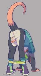 2019 absurd_res after_anal all_fours anthro anus balls blue_eyes blush bodily_fluids clothed clothing cum cum_drip cum_in_ass cum_inside cum_on_clothing cum_on_underwear dripping footwear fur gay gay_anal gay_male gay_masturbation gay_sex genital_fluids genitals green_sclera grey_body grey_fur hair hi_res homosexual homosexual_male homosexual_sex humanoid_genitalia humanoid_penis looking_back male male/male male_focus male_only male_penetrated mammal multicolored_body murid murine no_entry partially_clothed penis rat rear_view rodent shirt shoes simon_(no_entry) socks solo tail topwear two_tone_body underwear underwear_down white_body white_fur