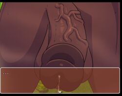 anthro bodily_fluids canid canine canis dick_pic genital_fluids kiba male mammal precum solo unknown_artist wolf