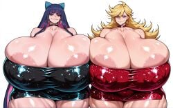 ai_generated blonde blonde-haired_female blonde_female blonde_hair blonde_hair_female female hornymoron panty_&_stocking_with_garterbelt panty_anarchy stocking_anarchy tagme yellow_hair yellow_hair_female