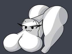 1girls animate_inanimate armless battle_for_bfdi battle_for_dream_island bfdi breasts featureless_breasts female female_only mob_face naily_(bfdi) object_shows solo tpot yourunqualified