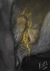 anatomically_correct anatomically_correct_genitalia anatomically_correct_vulva animal_genitalia animal_vulva bestiality bodily_fluids canid canine canine_genitalia canine_vulva canis domestic_dog duo el_kyze female feral feral_penetrated from_behind_angle gaping gaping_vagina genital_fluids genitals greyscale hi_res human human_on_feral human_penetrating human_penetrating_feral humanoid_genitalia humanoid_penis interspecies male male/female mammal monochrome nipples peeing peeing_inside penetration penis precum pull_out sex simple_background steam urine vulva watersports