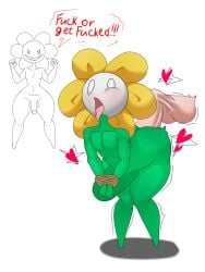 flowey the flower from undertale by azamika343