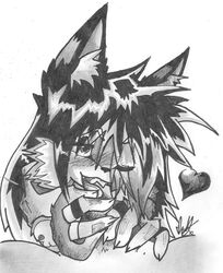 canine cum fox gay hair kyubi_kun long_hair male oral penis rogenuchiha tongue wink