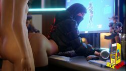 3d 4k animated fortnite fortnite:_battle_royale highres looking_back looking_pleasured loop mask moaning mp4 renee_(fortnite) short_loop short_playtime sixser sound tagme unseen_male_face vaginal_penetration video white_skin