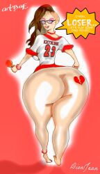 artbae ass big_ass big_butt fat_ass fat_butt hips looking_at_viewer looking_back pawg plump plump_ass plump_thighs revealing_clothes smiling smiling_at_viewer t-shirt tattoo thick thick_ass thick_hips thick_legs thick_thighs white_skin