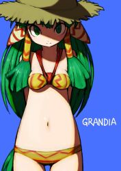 bikini feena feena_(grandia) grandia hat swimsuit swimwear veil8801