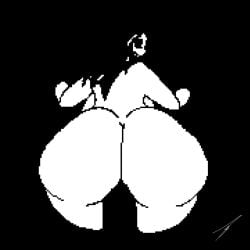 1girls ambiguous_penetration animated ass_clapping backboob big_ass big_breasts black_background black_hair bouncing_ass clapping_cheeks doggy_style doggystyle female ghost ghost_girl hb-viper her_(imscared) implied_vaginal imscared monochrome monster_girl mp4 nightmare_waifu penetration pixel_art sex sound source_request tagme video white_body white_skin