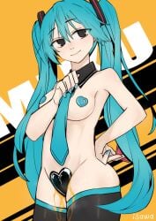 hatsune miku from vocaloid by isawa