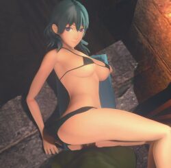 3d animated bikini byleth_(fire_emblem) byleth_(fire_emblem)_(female) crossover fire_emblem fire_emblem:_three_houses ganondorf looking_at_viewer nintendo pov smolsociety sound super_smash_bros. the_legend_of_zelda unseen_male_face video