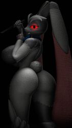 2022 3d 3d_(artwork) 9:16 anthro ass big_breasts black_nose blue_ribbon breasts crossover digital_media_(artwork) dnrud12 female five_nights_at_freddy's five_nights_at_freddy's:_security_breach gesture glowing glowing_eyes grey_body grey_skin half-closed_eyes hi_res holding_knife holding_object holding_weapon knife looking_at_viewer looking_back looking_back_at_viewer lopunny narrowed_eyes nintendo nude open_mouth pokémon_(species) pokemon pokemon_(species) pokemorph pose red_eyes scottgames shush solo source_filmmaker standing stitch_(sewing) vanny_(fnaf) video_games weapon white_body white_skin