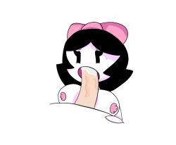black_hair blowjob fellatio female fnf fnf_mods friday_night_funkin friday_night_funkin_(twinsomnia) friday_night_funkin_mod girl_(sock.clip) male penis self_upload