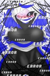 1girls 2d 2d_(artwork) alphatale big_breasts blue_hoodie blush deviantart error_404 error_sans_(fan_character) female female_only genderswap good_stuff hands_under_breasts hoodie huge_breasts lustful_gaze one_eye_closed rocketbunnyanimate rule_63 sans sans_au sans_oc smirk solo strings tagme undertale undertale_(series)