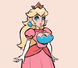 awd big_breasts blonde_female breasts cave_cody female mario_(series) princess_peach tagme