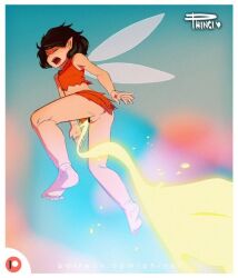 clothing crysta fairy fairy_wings ferngully krysta moaning omorashi peeing phinci skirt sky watersports