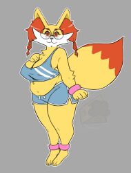 big_breasts breasts female fennekin mrsenorcheese pokémon_(species) pokemon pokemon_(species) tagme