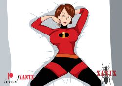 disney elastigirl helen_parr in_bed milf mother patreon patreon_username pixar smooth_skin superheroine the_incredibles xantx