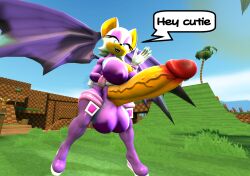 1futa 3d_(artwork) alternate_costume anthro ashley432 balls big_balls big_breasts big_penis big_wings breasts chiropteran clothed clothing colored dialogue digital_media_(artwork) english_text erection fangs futa futa_only futanari genitals gloves gynomorph hair handwear huge_cock humanoid_genitalia intersex looking_at_viewer makeup mammal membrane_(anatomy) membranous_wings nipples penis rouge_the_bat rouge_the_bat_(heroes) sega signature simple_background smile solo sonic_(series) sonic_the_hedgehog_(series) source_filmmaker text vein veiny_penis video_games watermark wings