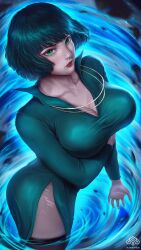 1girls ass aura bangs big_ass big_breasts big_butt blue_aura blush bob_cut breasts busty cleavage clothed clothing collarbone curvaceous curvy curvy_body curvy_female curvy_figure dark_green_hair dress esper eye_contact eyelashes fat_ass female female_focus female_only fringe front_view fubuki_(one-punch_man) green_dress green_eyes green_hair heroine highres hips hourglass_figure jewelry large_breasts legs light-skinned_female light_skin lips lipstick long_sleeves looking_at_viewer medium_hair minnhsg necklace one-punch_man pantyhose red_lips red_lipstick ripped_pantyhose ripped_stockings rocks rubble short_hair slim solo solo_female solo_focus stockings telekinesis thick thick_ass thick_legs thick_thighs thighs tight_clothing tight_dress voluptuous wide_hips