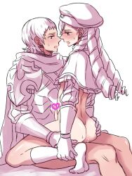 2boys artist_request ass ass_grab back bad_censor bare_back big_ass cousins covering fire_emblem fire_emblem_fates forrest_(fire_emblem) gloves hat heavy_breathing incest long_hair male male_only multiple_boys nintendo nude nude_male short_hair siegbert_(fire_emblem) source_request sweat