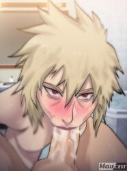 1boy :>= bathroom bathroom_sex blonde_female blonde_hair blowjob blowjob_face blush breasts cheating cheating_wife cum cum_in_mouth cum_on_penis deep_blowjob deepthroat_mark eye_contact fellatio female incest katsuki_bakugou looking_at_viewer mature mature_female milf mitsuki_bakugou moifcest mother_and_child mother_and_son my_hero_academia older_female oral penis_in_mouth red_eyes saliva saliva_trail seductive_eyes semen shower spiky_hair sucking_penis