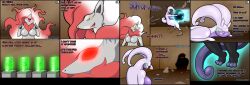 al_gx attack big_breasts cave chubby comic crimson_(al_gx) defeated dialogue feet fur goodra grey_body hisuian_form hisuian_zoroark levitation long_hair mega_evolution mega_mewtwo_y megan_(al_gx) mewtwo multiple_pages nintendo opal_(al_gx) page_5 page_8 pokémon_(species) pokemon pokemon_(species) purple_body red_hair rock white_hair wide_hips zoroark