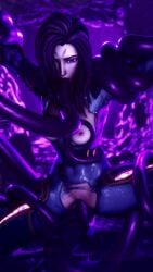 1girls 3d 9:16 animated arm_grab breast_grab breasts_out defeated female forced forced_oral guybeingdude kai'sa league_of_legends leg_grab legs_held_open looking_at_viewer medium_breasts messy_hair mp4 nipples oral oral_sex purple_eyes purple_hair rape shorter_than_30_seconds sound spitroast submissive_female tagme tentacle tentacle_rape tentacle_sex tentacles torn_bodysuit vaginal vaginal_penetration vaginal_sex vertical_video video