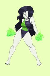 shego from disney by theaaronschmit