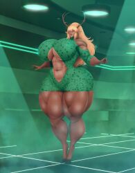 1girls abs absurd_res alternate_version_available animal_humanoid big_breasts blonde_female blonde_hair breasts cervid cervid_humanoid cervine cervine_humanoid clothed clothing deer deer_girl digital_media_(artwork) dress female female_only green_clothing green_dress hair hi_res horn huge_thighs humanoid large_breasts mammal muscle muscles muscular muscular_female muscular_thighs original_character solo someshittysketches thick thick_thighs wide_hips