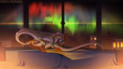 69_position absurd_res aurora_borealis bedroom blaze_(wof) cunnilingus dragon duo fan_character female female/female feral hi_res hivewing_(wof) invalid_tag oral sandwing_(wof) sex shido-tara vaginal_penetration wings_of_fire