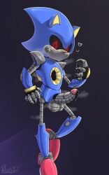 absurd_res bodily_fluids cum cum_on_penis genital_fluids genitals hi_res machine male male/male male_only metal metal_penis metal_sonic metallic_body penis polarisart robot sega solo sonic_(series) sonic_the_hedgehog_(comics) sonic_the_hedgehog_(series)