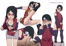 1boy 1boy1girl 1girls 2022 age_difference age_progression aged_up aldwelter alternate_costume arm_warmers bent_over between_legs black_eyes black_hair blowjob blush boruto:_naruto_next_generations bra breast_growth cameltoe clothed clothed_female clothed_female_nude_male clothed_sex clothing compression_shorts convenient_censoring costume_change digital_art duo_focus ecstasy eyes_wide_open eyewear fellatio female female_focus fighting front_view fully_clothed glasses grey_bottomwear heroine horny horny_female human implied_fellatio implied_oral jumping kicking kneeling kunoichi leaning_forward light-skinned_female light_skin long_hair looking_at_partner looking_at_pussy lying lying_on_back male male_pov manga metahuman multiple_images multiple_poses multiple_positions naruto naruto_(series) naughty naughty_face ninja nude older_male open_clothes open_shirt oral panties partial_male petite petite_body pov pov_eye_contact presenting presenting_breasts raised_eyebrow red-framed_glasses red_eyes sarada_uchiha sharingan shinobi_girl shiny_skin shirt short_hair shorts shounen_jump showing_breasts simple_background sleeveless sleeveless_shirt smile solo solo_female solo_focus sparring spread_legs standing sticking_out_tongue stomach_tattoo surprised sweat sweatdrop sweaty sweaty_breasts sweaty_face sweaty_legs tattoo teacher_and_student teasing teasing_viewer teenage_girl teenager thumbs_up tomboy tongue tongue_out under_skirt underwear undressed undressing unzipped uzumaki_naruto young younger_female