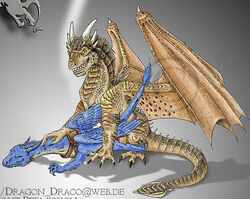 couple draco dragon dragoness dragonheart eragon female feral male penetration penis photoshop safira scalie strecno wings