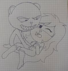 fingering flaky_(htf) flippy_(htf) fliqpy_(htf) happy_tree_friends masturbation