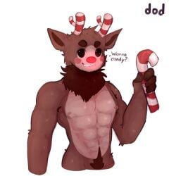 chest christmas dandy's_world dod fur furry male_only pecs roblox rudie_(dandy's_world)