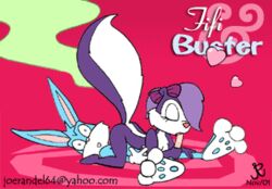 2001 2d 69 animated anthro buster_bunny closed_eyes color fellatio female fifi_la_fume frame_by_frame fur furry gif heart joe_randel lagomorph male nude oral oral_sex penis rabbit sex skunk straight tiny_toon_adventures tiny_toons warner_brothers what