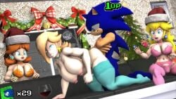 1boy 3girls anthro anthro_penetrating big_ass big_breasts bluewyvern cum_inside doggy_style female furry male mario_(series) princess princess_daisy princess_peach princess_rosalina sex sex_from_behind sonic_(series) sonic_the_hedgehog sonic_the_hedgehog_(series) super_mario_bros. tagme vaginal_penetration video