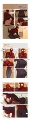 ass ass_focus deadpool flirting gay lkikai male male/male male_only marvel marvel_comics peter_parker scars scars_all_over spider-man wade_wilson