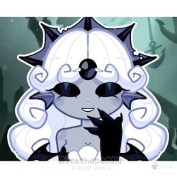 animated big_breasts black_pearl_cookie cookie_run cookie_run_kingdom cute female heavy_love kekthebaddie long_hair mermaid mermaid_girl mermaid_tail music sound tagme tiktok video white_hair
