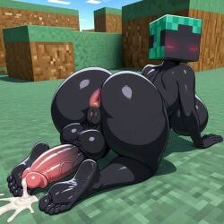 ai_generated block cum feet futanari minecraft