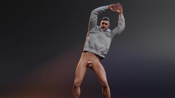 3d 3d_animation 3d_model animated balls bara big_balls big_penis ckang2021 erection fortnite male male_only manly maverick_(fortnite) mp4 muscular_male nude penis tagme video