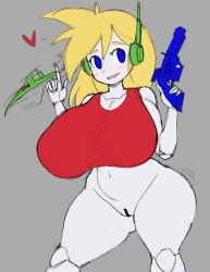 1girls absurd_res ass bar_censor bottomless breasts busty cave_story censor_bar censored clothing color colored crop_top curly's_panties curly_brace edit eyebrows female female_only fingers genitals gun hair heart highres hips holding_object huge_ass huge_breasts large_breasts long_hair looking_at_viewer midriff mostly_nude navel panties partially_clothed pistol pussy robot robot_girl shirt sketch sleeveless smile solo thanuki thanukiart thick_thighs thighs topwear weapon white_background wide_hips