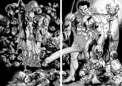 bara berserk big_penis death gore male_death male_only manga monster multiple_deaths nosferatu_zodd pecs penetration penis zodd_(berserk)