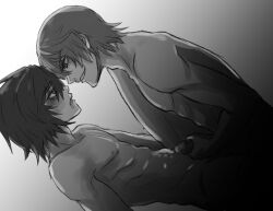 commission_art cum death_note hate_fuck hate_sex l_lawliet light_yagami missionary missionary_position penis yaoi