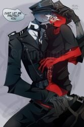 anal_sex countryhumans cumming erection fuhrerbrot gay kissing nazi_germany_(countryhumans) schutzstaffel_(countryhumans) sex